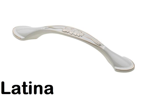 Möbelgriff ROYAL Weiss und Gold